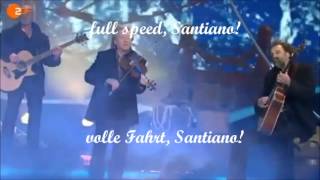 Santiano  English and German Lyrics [upl. by Nymzaj426]