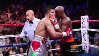 Floyd Mayweather vs Victor Ortiz KO [upl. by Briggs]