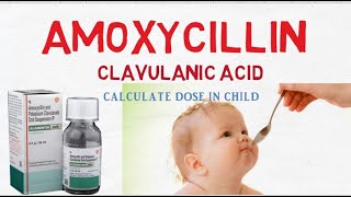 Amoxicillin potassium Clavulanate dose in children [upl. by Irej]