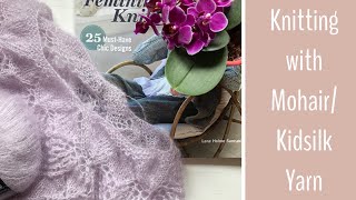 Essentially Feminine Knits book and mohair knitting  TeoMakes [upl. by Leavy]