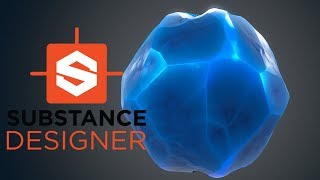 Substance Designer  Stylized Crystal Material [upl. by Aved582]