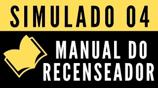 Simulado 04  Manual do Recenseador  Censo 2022 [upl. by Ninnetta615]