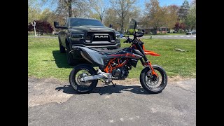 2021 KTM 690 SMC R FULL REVIEW FIRST RIDE ARROW EXHAUST [upl. by Knah413]