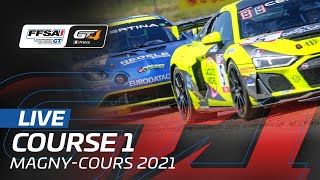 Course 1  Magny Cours  Championnat de France FFSA GT [upl. by Dannie434]