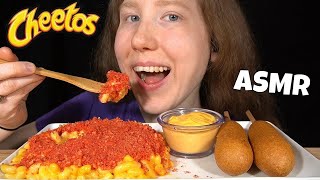 ASMR HOT CHEETOS MAC amp CHEESE MUKBANG Tony ASMR EATING SOUNDS [upl. by Llabmik479]