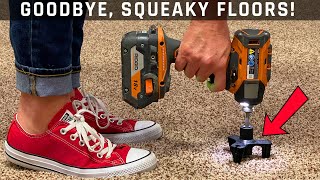 Stop Squeaky Floors on Carpet or Hardwood [upl. by Mochun]