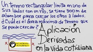 Problema de optimización resuelto usando derivadas [upl. by Llenej66]