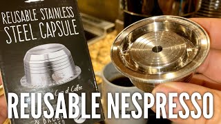 HOW TO USE YOUR OWN COFFEE IN A NESPRESSO MACHINE [upl. by Airec]