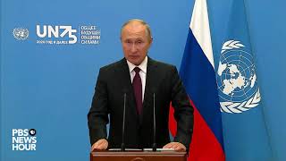 WATCH Russia President Putins full speech at UN General Assembly [upl. by Bloom358]