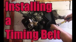 Porsche 944 Timing Belt Installation Tutorial [upl. by Ellissa530]