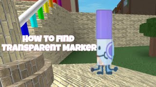 How to find Transparent marker in find the markers Roblox [upl. by Neved]