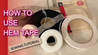 Hem Tape How To Use FAQs And Tips [upl. by Otrebla]