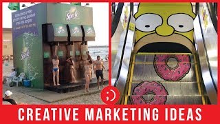 47 Creative Marketing and Guerilla Marketing Ideas Slideshow [upl. by Aihsinyt]