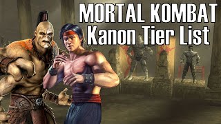 Mortal Kombat  Kanon Tier List [upl. by Ennaegroeg]