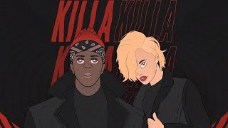 KSI – Killa Killa feat AiyanaLee Official Lyric Video [upl. by Rovner]