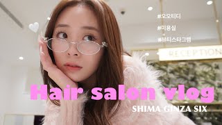 【美容室vlog】 毎月の幸せ時間💇🏼‍♀️🩷 [upl. by Annaeirb]