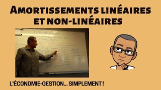 Amortissements linéaires et non linéaires [upl. by Eartha]