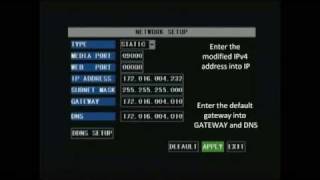 DVR Network Configuration CCTV Camera setup [upl. by Otero]