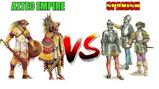 The Aztec Empire VS The Spanish Conquistadors [upl. by Euqinomad]