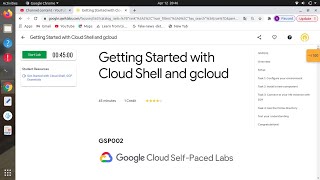 Getting Started with Cloud Shell and gcloud  GSP002 [upl. by Steiner887]