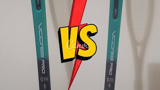 Yonex Vcore Pro 97H VS 97D [upl. by Arnie12]