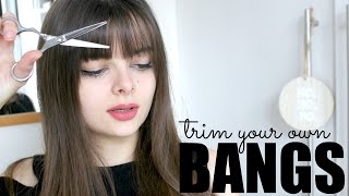 How To Trim Your Own Bangs [upl. by Boynton]