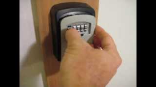 Master Lock 5401D Key Box How to Reset the Combination [upl. by Shiekh936]