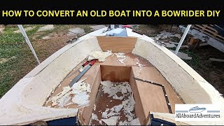 Boat conversion into Bowrider [upl. by Eurydice392]