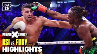 KSI vs Tommy Fury  Fight Highlights [upl. by Ihsorih]