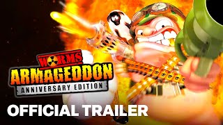 Worms Armageddon Anniversary Edition – Release Date Trailer [upl. by Der]