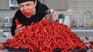 10000 Calorie FLAMIN HOT CHEETOS Challenge [upl. by Dodi]