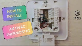 HVAC Thermostat Install [upl. by Jane557]