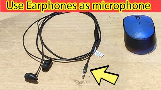 How to use earphones as mic on pc windows 10 [upl. by Crotty]