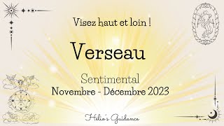 VERSEAU Novembre 2023  Tirage sentimental [upl. by Wallraff639]