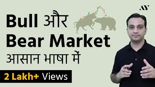 Bull Market amp Bear Market  Explained in Hindi [upl. by Enert]