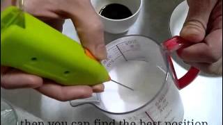 How To Make Latte Art with Mini Milk Frother [upl. by Livia]