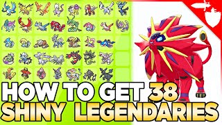 How to Get 38 Shiny Legendary Pokemon amp Shiny Odds  Sword amp Shield Crown Tundra Dynamax Adventures [upl. by Arela435]