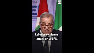 Lebanon condemns attack on UNIFIL [upl. by Neveda]