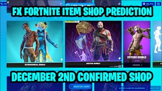 December 2nd 2023 Fortnite Item Shop CONFIRMED  Fortnite Early Item Shop Prediction December 2nd [upl. by Kcirdet]