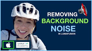 Reducing Background Noise in LumaFusion [upl. by Romilly]