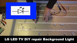 TV Repair Fernseher defekt Display Hintergrundbeleuchtung reparieren  LG Smart TV Backlight repair [upl. by Bang681]