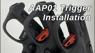 AAP01 AAP01 Adjustable Trigger Upgrade Installation Guide and Trigger Group Disassembly [upl. by Wadleigh222]