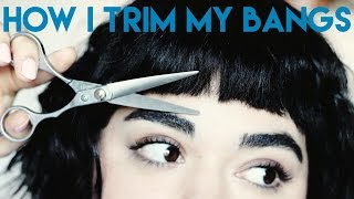 How to Trim Your Own Bangs [upl. by Bivins491]