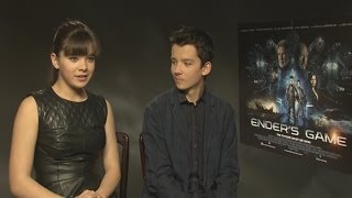 Enders Game Cast Interview [upl. by Nymzaj]