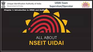 Chapter 1Introduction to UIDAI and Aadhaar [upl. by Daryl309]