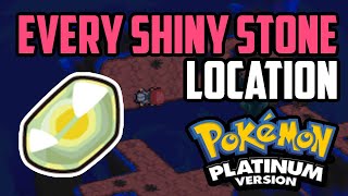 Where to Find Shiny Stone  Pokemon Platinum All Methods [upl. by Eibo39]