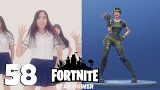 Fortnite ALL 58 emotes and dances  Their real life original references [upl. by Mesics]