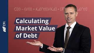 Calculating Market Value of Debt [upl. by Baoj]