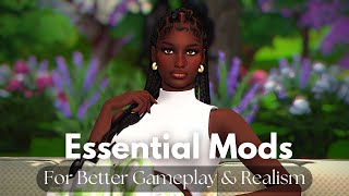 My Essential Mods for Better Sims 4 Gameplay amp Realism  20 Mods Showcase  TheeModernSim [upl. by Lehet]