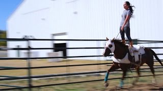 Haley Ganzel A Trick Riding Legacy [upl. by Iborian]